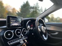 USED 2016 66 MERCEDES-BENZ C CLASS 1.6 C200 D SPORT 4d 136 BHP Sat Nav Black Leather Paddles