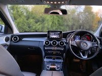 USED 2016 66 MERCEDES-BENZ C CLASS 1.6 C200 D SPORT 4d 136 BHP Sat Nav Black Leather Paddles