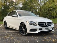 USED 2016 66 MERCEDES-BENZ C CLASS 1.6 C200 D SPORT 4d 136 BHP Sat Nav Black Leather Paddles