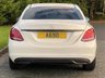 USED 2016 66 MERCEDES-BENZ C CLASS 1.6 C200 D SPORT 4d 136 BHP Sat Nav Black Leather Paddles