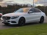 USED 2016 66 MERCEDES-BENZ C CLASS 1.6 C200 D SPORT 4d 136 BHP Sat Nav Black Leather Paddles