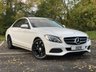 USED 2016 66 MERCEDES-BENZ C CLASS 1.6 C200 D SPORT 4d 136 BHP Sat Nav Black Leather Paddles