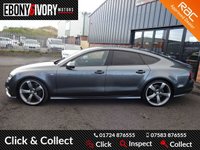 USED 2013 63 AUDI A7 3.0 TDI QUATTRO BLACK EDITION 5d 201 BHP EXCELLENT EXAMPLE+FULLY SERVICED+1 YEAR MOT+BREAKDOWN COVER