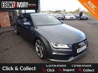 USED 2013 63 AUDI A7 3.0 TDI QUATTRO BLACK EDITION 5d 201 BHP EXCELLENT EXAMPLE+FULLY SERVICED+1 YEAR MOT+BREAKDOWN COVER