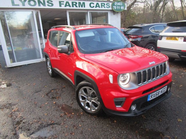 2018 68 Jeep Renegade 1.0 T3 GSE LIMITED 5d 118 BHP