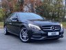 USED 2015 15 MERCEDES-BENZ C CLASS 1.6 C200 BLUETEC SPORT 4d 136 BHP Sat Nav Full Leather DAB Radio