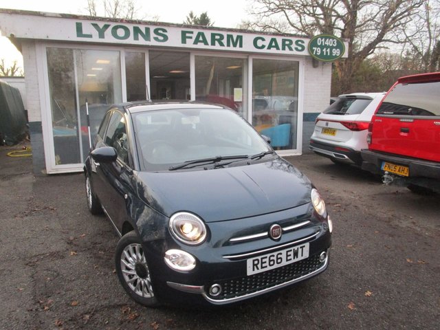 2016 66 Fiat 500 1.2 LOUNGE 3d 69 BHP NEW SHAPE