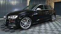 USED 2019 69 AUDI A3 2.0 S3 SPORTBACK TFSI QUATTRO 5d 296 BHP GREAT SPEC, TECH PACK, REV CAMERA, BLACK LEATHER, HEATED SEATS