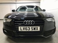 USED 2013 63 AUDI A5 3.0 SPORTBACK TDI QUATTRO BLACK EDITION S/S 5d 242 BHP Over 10k Options!! Low Mileage!