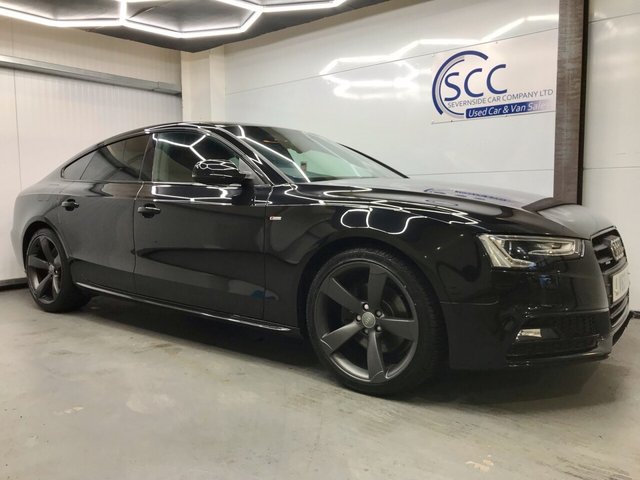 2013 63 Audi A5 3.0 SPORTBACK TDI QUATTRO BLACK EDITION S/S 5d 242 BHP