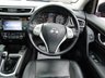 USED 2015 65 NISSAN QASHQAI 1.5 DCI TEKNA 5d 108 BHP Finished in MAGNETIC RED with contrasting EBONY BLACK LEATHER HEATED SEATS. The Qashqai is one of the best selling SUV's around at the moment. This Top of the range edition is comfy, easy to drive and has enough space for 5 adults. Features include, Full heated leather, Sat Nav, Pan Roof, Electric Seats, Auto Park, 360 Reverse Cameras, B/Tooth and much more. Dealer serviced at 3498 miles, 9805 miles, 17999 miles, 25426 miles, and at 33074 miles on 11/9/2021.