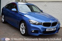 USED 2014 64 BMW 3 SERIES 318d M-SPORT GT 5 DOOR 8-SPEED AUTO 141 BHP 12 Months Nationwide Warranty