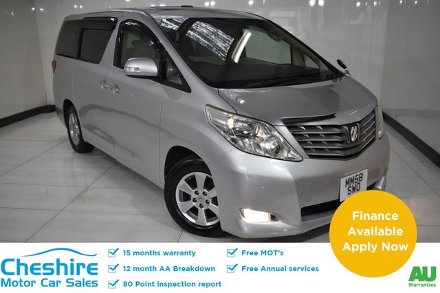 2009 58 Toyota Alphard TOYOTA ALPHARD PETROL 2.4 AUTO 2009