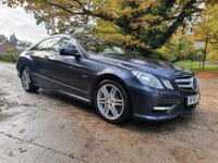 USED 2011 61 MERCEDES-BENZ E-CLASS 4.7 E500 BLUEEFFICIENCY SPORT ED125 2d 402 BHP ZERO DEPOSIT FINANCE AVAILABLE