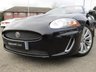 USED 2011 11 JAGUAR XK 5.0 XK 2d 385 BHP Finished in BLACK AMETHYST METALLIC with contrasting BLACK HEATED LEATHER. This eyecatching car has Space, Pace and Grace. It almost has the same 'wow' factor as cars such as the Aston Martin V8 Vantage, without the sky-high running costs. Features include Sat Nav, Heated Memory Leather Seats, Park Sensors, 19" Alloys, B/Tooth, Cruise Control and much more. Dealer serviced at 12311 miles, 25895 miles, 44266 miles, 55878 miles, 58581 miles, 61324 miles, 64010 miles, 67903 miles, and 70434 miles.