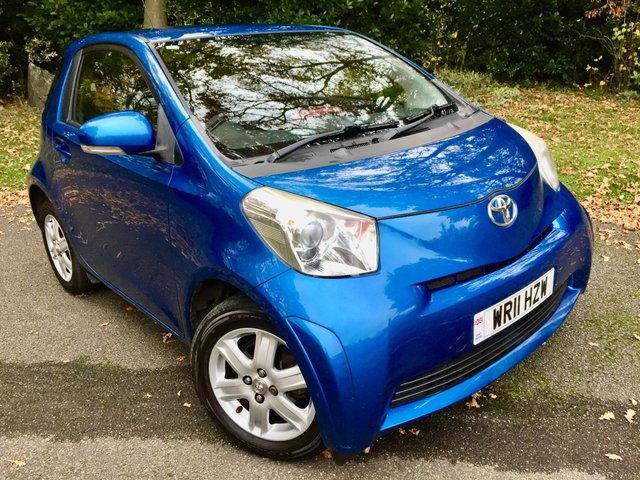 2011 11 Toyota Iq 1.0 VVT-I IQ 3d 68 BHP/ZERO ROAD TAX //2 OWNER//ONLY 44,900 MILES//X9 SERVICE STAMPS//X10 AIRBAGS//NEW REAR BRAKES