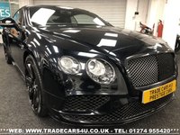 USED 2015 15 BENTLEY CONTINENTAL  GT SPEED 6.0 W12 (635 PS) COUPE AWD UK DELIVERY FLAT FEE &pound;100*VIDEO AVAILABLE*FINANCE ARRANGED*PART EX*HPI CLEAR