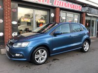 USED 2016 16 VOLKSWAGEN POLO 1.2 MATCH TSI 5d 89 BHP ONLY 43K &pound;20 YEAR TAX