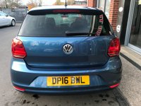 USED 2016 16 VOLKSWAGEN POLO 1.2 MATCH TSI 5d 89 BHP ONLY 43K &pound;20 YEAR TAX