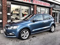 USED 2016 16 VOLKSWAGEN POLO 1.2 MATCH TSI 5d 89 BHP ONLY 43K &pound;20 YEAR TAX
