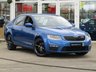 USED 2016 66 SKODA OCTAVIA 2.0 VRS TDI 5d 181 BHP Finished in RACE BLUE METALLIC with contrasting BLACK SPORTS PART LEATHER EMBOSSED SEATS. This is one the most spacious and best value cars in its class. Economical 55.4 average MPG with 181 BHP giving it that extra punch. Features include SAT NAV, &pound;30 ROAD TAX, DAB RADIO, 18" Alloys, LED run lights, B/Tooth, Cruise, Part Leather and much more. Dealer serviced at 6393 miles, 15283 miles, 31414 miles, 43845 miles, Serviced and Cam Belt and Water Pump replaced at 51948 miles on arrival.
