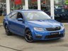 USED 2016 66 SKODA OCTAVIA 2.0 VRS TDI 5d 181 BHP Finished in RACE BLUE METALLIC with contrasting BLACK SPORTS PART LEATHER EMBOSSED SEATS. This is one the most spacious and best value cars in its class. Economical 55.4 average MPG with 181 BHP giving it that extra punch. Features include SAT NAV, &pound;30 ROAD TAX, DAB RADIO, 18" Alloys, LED run lights, B/Tooth, Cruise, Part Leather and much more. Dealer serviced at 6393 miles, 15283 miles, 31414 miles, 43845 miles, Serviced and Cam Belt and Water Pump replaced at 51948 miles on arrival.