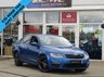 USED 2016 66 SKODA OCTAVIA 2.0 VRS TDI 5d 181 BHP Finished in RACE BLUE METALLIC with contrasting BLACK SPORTS PART LEATHER EMBOSSED SEATS. This is one the most spacious and best value cars in its class. Economical 55.4 average MPG with 181 BHP giving it that extra punch. Features include SAT NAV, &pound;30 ROAD TAX, DAB RADIO, 18" Alloys, LED run lights, B/Tooth, Cruise, Part Leather and much more. Dealer serviced at 6393 miles, 15283 miles, 31414 miles, 43845 miles, Serviced and Cam Belt and Water Pump replaced at 51948 miles on arrival.