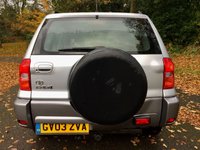 USED 2003 03 TOYOTA RAV4 2.0 GX VVT-I 5d AUTO 146 BHP PART EXCHANGE TO CLEAR//2 PREVIOUS OWNERS//LAST RETIRED OWNER SINCE 2016\\FULLY DOCUMENTED SERVICE HISTORY 146 BHP // PART EXCHANGE TO CLEAR // 2 PREVIOUS OWNERS// LAST RETIRED OWNER SINCE 2016 \\ FULLY DOCUMENTED SERVICE HISTORY // DETACHABLE TOWBAR