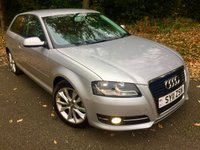 USED 2011 11 AUDI A3 1.4 TFSI SPORT 3d 123 BHP ONLY 56,900 MILES//X8 SERVICE STAMPS//ULEZ COMPLIANT//ALLOYS AIRCON //REMOTE LOCKING// 123 BHP ONLY 56,700 MILES//X8 SERVICE STAMPS//ULEZ COMPLIANT
