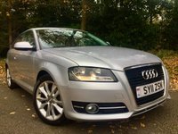 USED 2011 11 AUDI A3 1.4 TFSI SPORT 3d 123 BHP ONLY 56,900 MILES//X8 SERVICE STAMPS//ULEZ COMPLIANT//ALLOYS AIRCON //REMOTE LOCKING// 123 BHP ONLY 56,700 MILES//X8 SERVICE STAMPS//ULEZ COMPLIANT