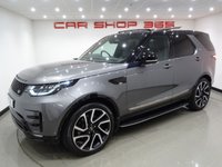 USED 2017 17 LAND ROVER DISCOVERY 3.0 TD6 (258 PS) HSE LUXURY AUTO 4WD 5DR (S/S) + 7 SEATS + DYNAMIC AND BLACK DESIGN PACKAGE + 22 S + PANORAMIC E/SUNROOF + NAV + KEYLESS + DRIVER ASSISTANCE + NAV + DVD REAR ENTERTAINMENT + MERIDIAN + M/MEDIA + E/M/HEAT-COOL LEATHERS + E/REAR SEATS + PRIVACY + L.E.D.S + 360 CAMERA / PARK + STEPS +  E/BOOT 7 SEATS+PANROOF+DYNAMIC DESIGN+22S+LEDS+LEATHER+NAV