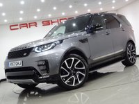 USED 2017 17 LAND ROVER DISCOVERY 3.0 TD6 (258 PS) HSE LUXURY AUTO 4WD 5DR (S/S) + 7 SEATS + DYNAMIC AND BLACK DESIGN PACKAGE + 22 S + PANORAMIC E/SUNROOF + NAV + KEYLESS + DRIVER ASSISTANCE + NAV + DVD REAR ENTERTAINMENT + MERIDIAN + M/MEDIA + E/M/HEAT-COOL LEATHERS + E/REAR SEATS + PRIVACY + L.E.D.S + 360 CAMERA / PARK + STEPS +  E/BOOT 7 SEATS+PANROOF+DYNAMIC DESIGN+22S+LEDS+LEATHER+NAV
