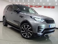 USED 2017 17 LAND ROVER DISCOVERY 3.0 TD6 (258 PS) HSE LUXURY AUTO 4WD 5DR (S/S) + 7 SEATS + DYNAMIC AND BLACK DESIGN PACKAGE + 22 S + PANORAMIC E/SUNROOF + NAV + KEYLESS + DRIVER ASSISTANCE + NAV + DVD REAR ENTERTAINMENT + MERIDIAN + M/MEDIA + E/M/HEAT-COOL LEATHERS + E/REAR SEATS + PRIVACY + L.E.D.S + 360 CAMERA / PARK + STEPS +  E/BOOT 7 SEATS+PANROOF+DYNAMIC DESIGN+22S+LEDS+LEATHER+NAV