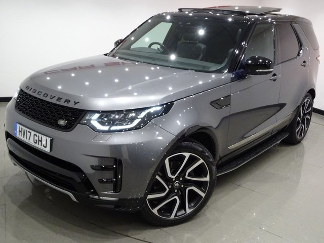 2017 17 Land Rover Discovery 3.0 TD6 (258 PS) HSE LUXURY AUTO 4WD 5DR (S/S) + 7 SEATS + DYNAMIC AND BLACK DESIGN PACKAGE + 22 S + PANORAMIC E/SUNROOF + NAV + KEYLESS + DRIVER ASSISTANCE + NAV + DVD REAR ENTERTAINMENT + MERIDIAN + M/MEDIA + E/M/HEAT-COOL LEATHERS + E/REAR SEATS + PRIVACY + L.E.D.S + 360 CAMERA / PARK + STEPS +  E/BOOT