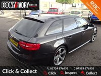 USED 2013 63 AUDI A4 2.0 AVANT TDI BLACK EDITION 5d 174 BHP FULLY SERVICED + 1 YEAR MOT