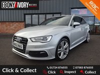 USED 2013 63 AUDI A3 2.0 TDI S LINE 5d 148 BHP FACTORY SATNAV+DAB+BLUETOOTH+FULLY SERVICED