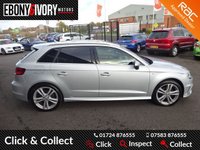 USED 2013 63 AUDI A3 2.0 TDI S LINE 5d 148 BHP FACTORY SATNAV+DAB+BLUETOOTH+FULLY SERVICED