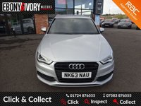 USED 2013 63 AUDI A3 2.0 TDI S LINE 5d 148 BHP FACTORY SATNAV+DAB+BLUETOOTH+FULLY SERVICED