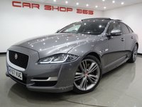 USED 2017 67 JAGUAR XJ 3.0D V6 (300 PS) R-SPORT AUTO 4DR ( EURO 6 ) (S/S) + NAV + PANORAMIC SUNROOF + E/M/HEAT/COOL LEATHERS + MERIDIAN SURROUND SOUND + MULTIMEDIA + CRUISE + L.E.D.S + SOFT CLOSE DOORS + R/CAMERA + F-R-S PARK + BLIND SPOT + KEYLESS + PRICACY + 20 S + E/BOOT PAN ROOF+SOFT CLOSE+R/CAM+PARK+LEATHERS+NAV+CRUISE