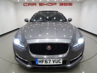 USED 2017 67 JAGUAR XJ 3.0D V6 (300 PS) R-SPORT AUTO 4DR ( EURO 6 ) (S/S) + NAV + PANORAMIC SUNROOF + E/M/HEAT/COOL LEATHERS + MERIDIAN SURROUND SOUND + MULTIMEDIA + CRUISE + L.E.D.S + SOFT CLOSE DOORS + R/CAMERA + F-R-S PARK + BLIND SPOT + KEYLESS + PRICACY + 20 S + E/BOOT PAN ROOF+SOFT CLOSE+R/CAM+PARK+LEATHERS+NAV+CRUISE