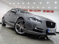 USED 2017 67 JAGUAR XJ 3.0D V6 (300 PS) R-SPORT AUTO 4DR ( EURO 6 ) (S/S) + NAV + PANORAMIC SUNROOF + E/M/HEAT/COOL LEATHERS + MERIDIAN SURROUND SOUND + MULTIMEDIA + CRUISE + L.E.D.S + SOFT CLOSE DOORS + R/CAMERA + F-R-S PARK + BLIND SPOT + KEYLESS + PRICACY + 20 S + E/BOOT PAN ROOF+SOFT CLOSE+R/CAM+PARK+LEATHERS+NAV+CRUISE