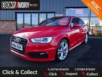 USED 2014 64 AUDI A3 1.4 TFSI CoD S LINE 5d 148 BHP FULLY SERVICED+1 YEAR MOT+BREAKDOWN COVER
