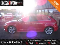 USED 2014 64 AUDI A3 1.4 TFSI CoD S LINE 5d 148 BHP FULLY SERVICED+1 YEAR MOT+BREAKDOWN COVER