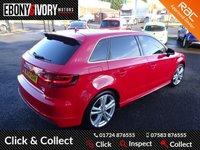 USED 2014 64 AUDI A3 1.4 TFSI CoD S LINE 5d 148 BHP FULLY SERVICED+1 YEAR MOT+BREAKDOWN COVER