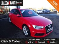 USED 2014 64 AUDI A3 1.4 TFSI CoD S LINE 5d 148 BHP FULLY SERVICED+1 YEAR MOT+BREAKDOWN COVER