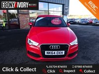 USED 2014 64 AUDI A3 1.4 TFSI CoD S LINE 5d 148 BHP FULLY SERVICED+1 YEAR MOT+BREAKDOWN COVER