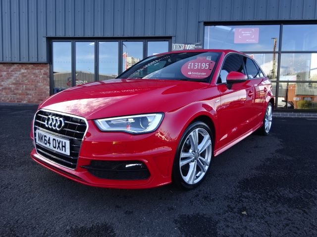 2014 64 Audi A3 1.4 TFSI CoD S LINE 5d 148 BHP