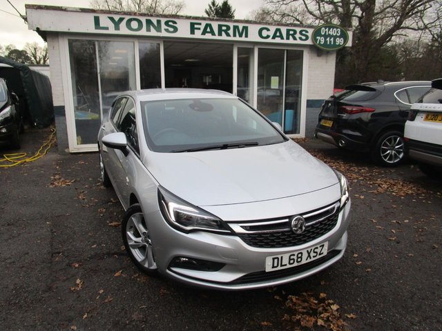 2018 68 Vauxhall Astra 1.0 SRI NAV ECOTEC S/S 5d 104 BHP