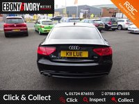 USED 2014 14 AUDI A5 2.0 SPORTBACK TDI BLACK EDITION S/S 5d 175 BHP FACTORY SATNAV+DAB+BLUETOOTH+FULLY SERVICED