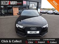 USED 2014 14 AUDI A5 2.0 SPORTBACK TDI BLACK EDITION S/S 5d 175 BHP FACTORY SATNAV+DAB+BLUETOOTH+FULLY SERVICED